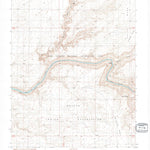 United States Geological Survey Slickhorn Canyon West, UT (1989, 24000-Scale) digital map