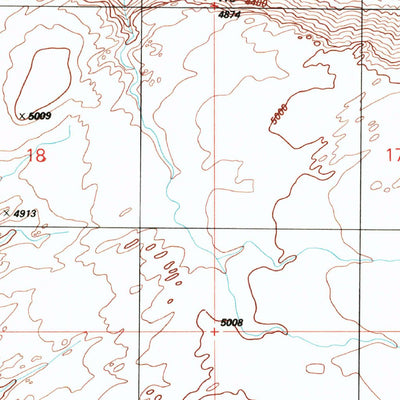 United States Geological Survey Slickhorn Canyon West, UT (1996, 24000-Scale) digital map