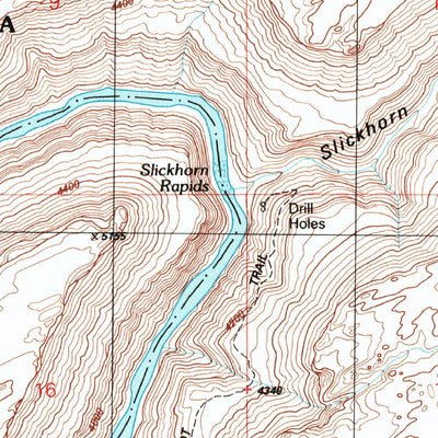 United States Geological Survey Slickhorn Canyon West, UT (1996, 24000-Scale) digital map