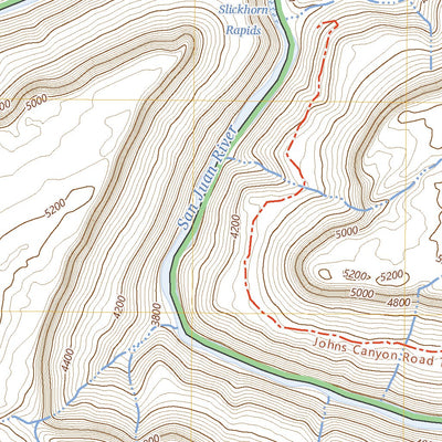 United States Geological Survey Slickhorn Canyon West, UT (2023, 24000-Scale) digital map