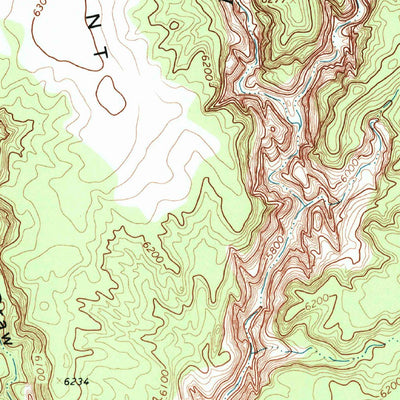 United States Geological Survey Slickrock Bench, UT (1964, 24000-Scale) digital map