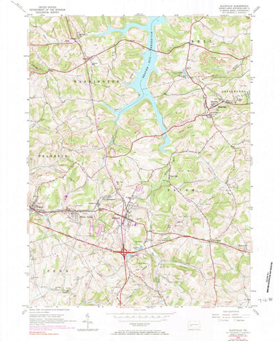 United States Geological Survey Slickville, PA (1954, 24000-Scale) digital map