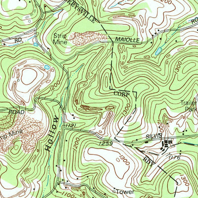 United States Geological Survey Slickville, PA (1993, 24000-Scale) digital map