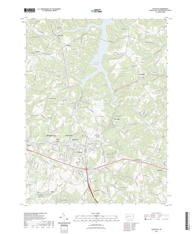 United States Geological Survey Slickville, PA (2023, 24000-Scale) digital map