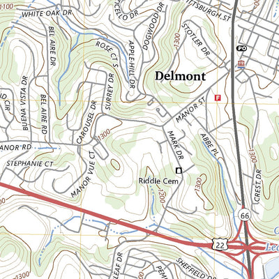 United States Geological Survey Slickville, PA (2023, 24000-Scale) digital map