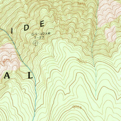 United States Geological Survey Slide Bluffs, CA (1992, 24000-Scale) digital map