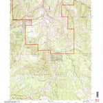 United States Geological Survey Slide Creek, CO (2000, 24000-Scale) digital map