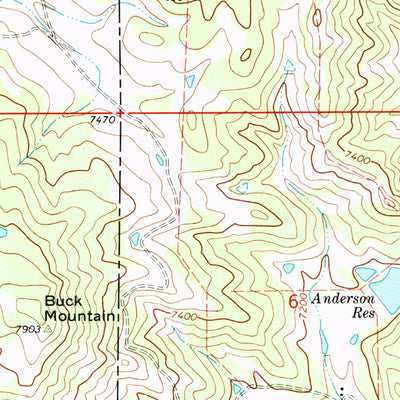 United States Geological Survey Slide Mountain, CO (1971, 24000-Scale) digital map