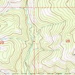 United States Geological Survey Slide Mountain, CO (1971, 24000-Scale) digital map