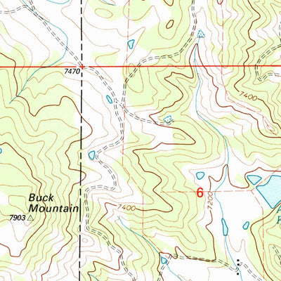 United States Geological Survey Slide Mountain, CO (2000, 24000-Scale) digital map