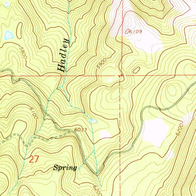United States Geological Survey Slide Mountain, OR (1966, 24000-Scale) digital map