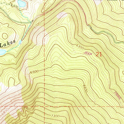 United States Geological Survey Slide Mountain, OR (1966, 24000-Scale) digital map