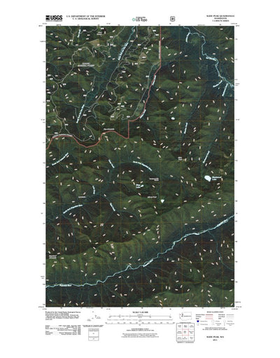 United States Geological Survey Slide Peak, WA (2011, 24000-Scale) digital map