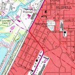 United States Geological Survey Slidell, LA (1971, 24000-Scale) digital map