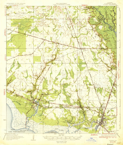 United States Geological Survey Slidell, LA-MS (1935, 62500-Scale) digital map