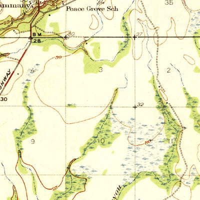 United States Geological Survey Slidell, LA-MS (1935, 62500-Scale) digital map