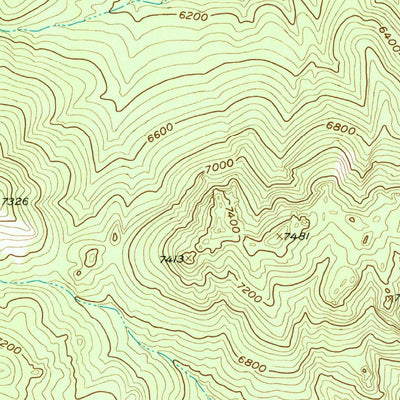 United States Geological Survey Sliderock Mountain, MT (1954, 24000-Scale) digital map