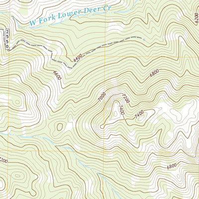 United States Geological Survey Sliderock Mountain, MT (2020, 24000-Scale) digital map