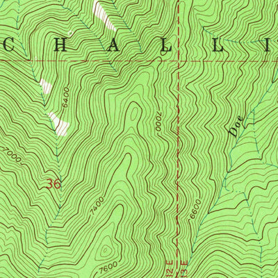 United States Geological Survey Sliderock Ridge, ID (1963, 24000-Scale) digital map