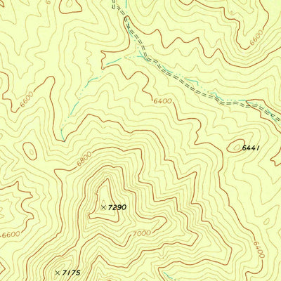 United States Geological Survey Slidy Mountain, NV (1969, 24000-Scale) digital map