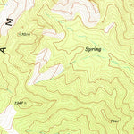 United States Geological Survey Slidy Mountain, NV (1969, 24000-Scale) digital map