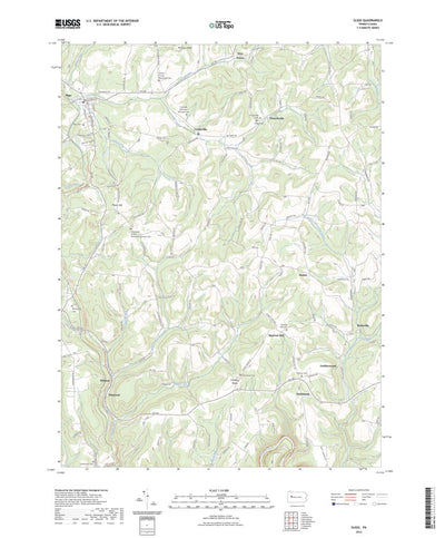 United States Geological Survey Sligo, PA (2023, 24000-Scale) digital map