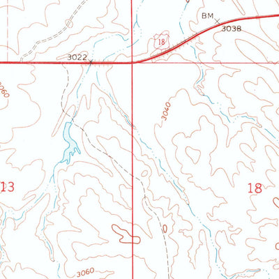 United States Geological Survey Slim Butte NW, SD (1967, 24000-Scale) digital map