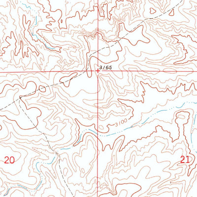United States Geological Survey Slim Butte NW, SD (1967, 24000-Scale) digital map
