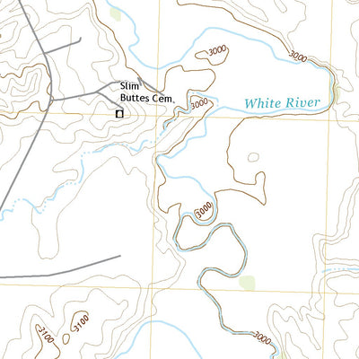 United States Geological Survey Slim Butte, SD (2021, 24000-Scale) digital map
