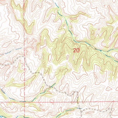 United States Geological Survey Slim Butte, SD-NE (1967, 24000-Scale) digital map