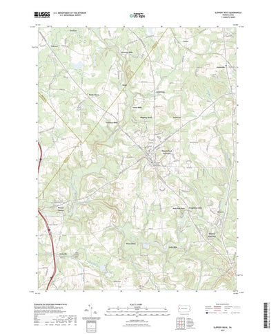 United States Geological Survey Slippery Rock, PA (2023, 24000-Scale) digital map