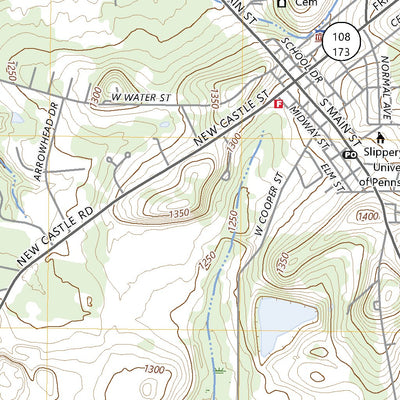United States Geological Survey Slippery Rock, PA (2023, 24000-Scale) digital map