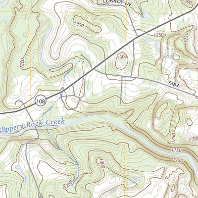 United States Geological Survey Slippery Rock, PA (2023, 24000-Scale) digital map