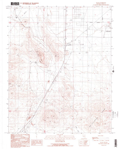 United States Geological Survey Sloan, NV (1989, 24000-Scale) digital map