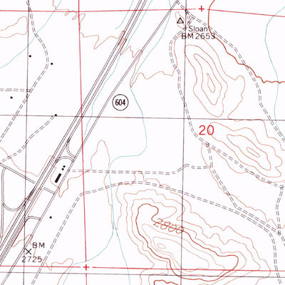 United States Geological Survey Sloan, NV (1989, 24000-Scale) digital map