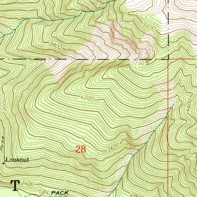 United States Geological Survey Sloan Peak, WA (1966, 24000-Scale) digital map