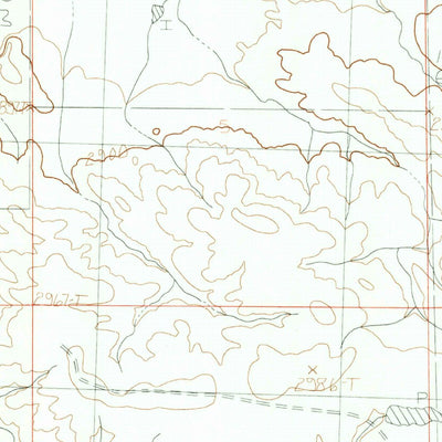 United States Geological Survey Sloan Reservoir, MT (1985, 24000-Scale) digital map
