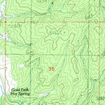 United States Geological Survey Sloans Point, ID (1988, 24000-Scale) digital map