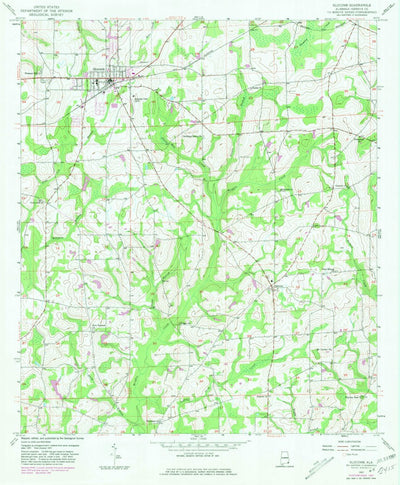 United States Geological Survey Slocomb, AL (1957, 24000-Scale) digital map