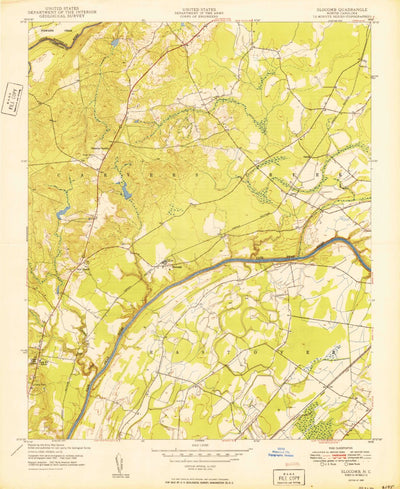 United States Geological Survey Slocomb, NC (1950, 24000-Scale) digital map