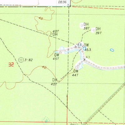 United States Geological Survey Slocum, LA-MS (1983, 24000-Scale) digital map