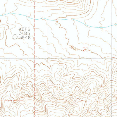 United States Geological Survey Slocum Mountain, CA (1988, 24000-Scale) digital map