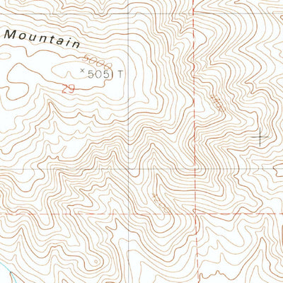 United States Geological Survey Slocum Mountain, CA (1988, 24000-Scale) digital map