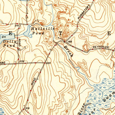 United States Geological Survey Slocum, RI (1943, 31680-Scale) digital map