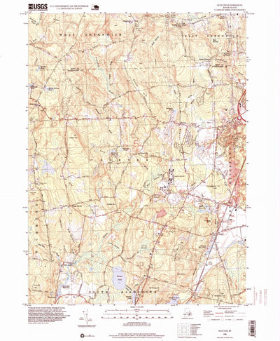 United States Geological Survey Slocum, RI (1996, 24000-Scale) digital map