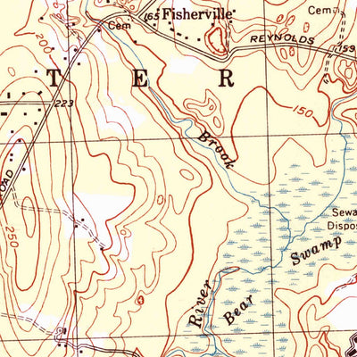 United States Geological Survey Slocum, RI (1996, 24000-Scale) digital map