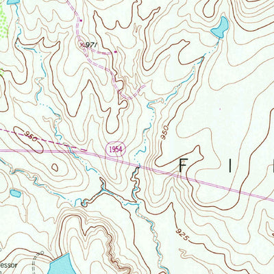 United States Geological Survey Sloop Creek, TX (1956, 24000-Scale) digital map