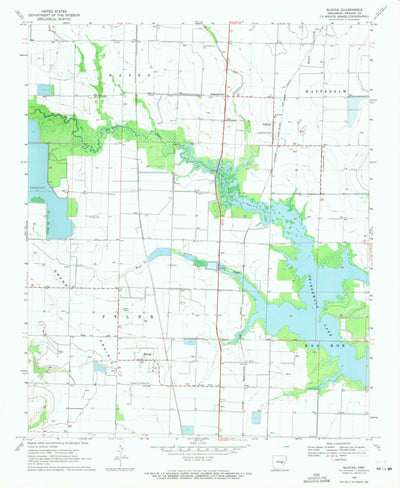 United States Geological Survey Slovak, AR (1969, 24000-Scale) digital map