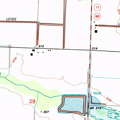 United States Geological Survey Slovak, AR (1994, 24000-Scale) digital map