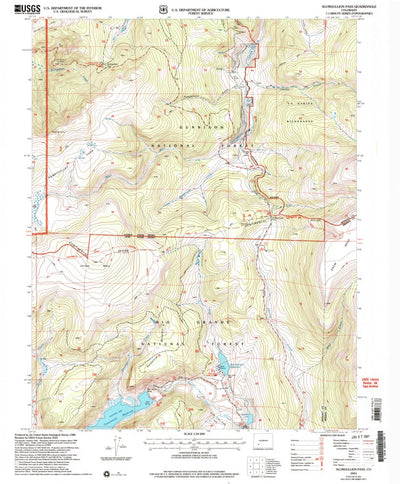 United States Geological Survey Slumgullion Pass, CO (2001, 24000-Scale) digital map